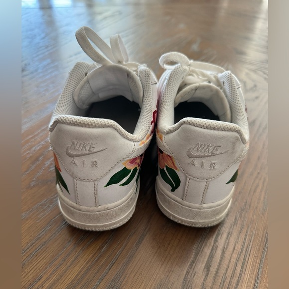 Nike Air Force Ones about 5 years old. Hand drawn. Size 6.5 - Picture 3 of 8